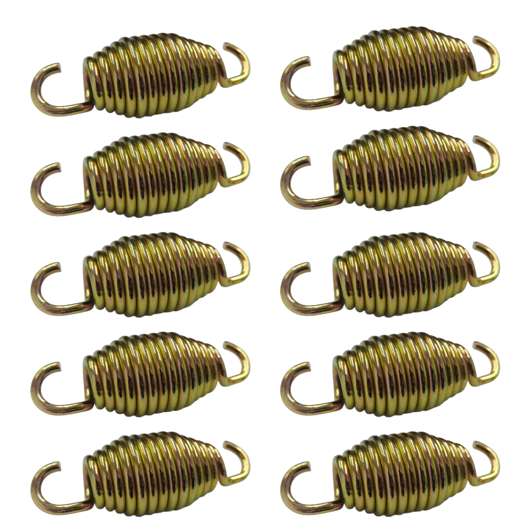 10 Resortes de repuesto Reforzados Tornasol Para Minitrampolín 9.2 Cm.