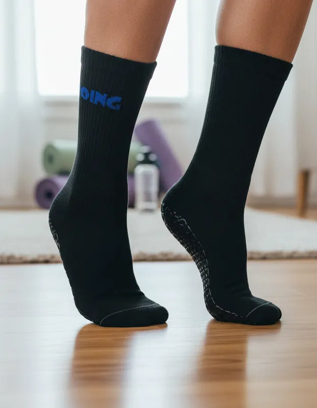 Toing Calcetas Antiderrapantes 12 Pares Negras