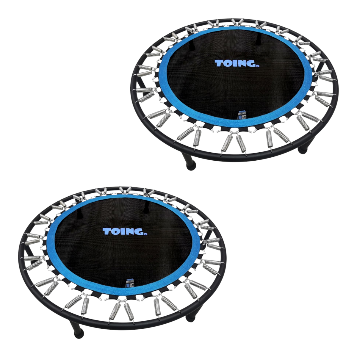 Toing Paquete 2 Mini Trampolines Alto Rendimiento De 1.02m